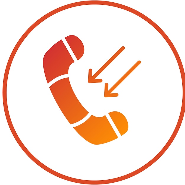 Vector Design Callback Service Icon Stijl