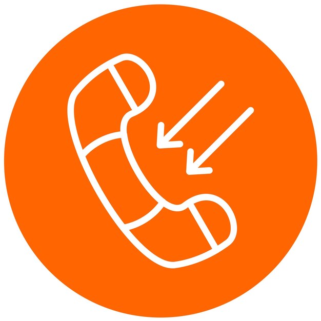 Vector Design Callback Service Icon Stijl