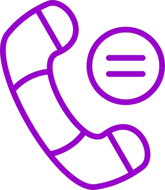 Vector Design Calllog Icon Stijl
