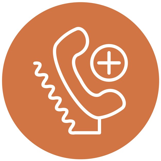 Vector Design Calllog Icon Stijl