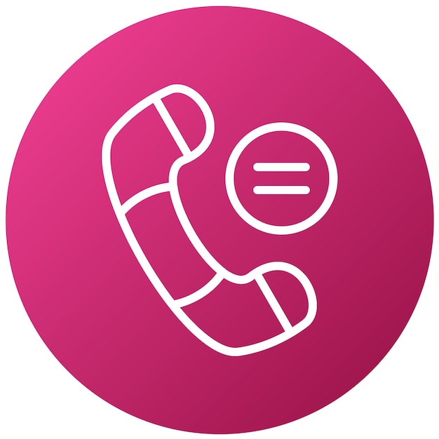 Vector Design Calllog Icon Stijl