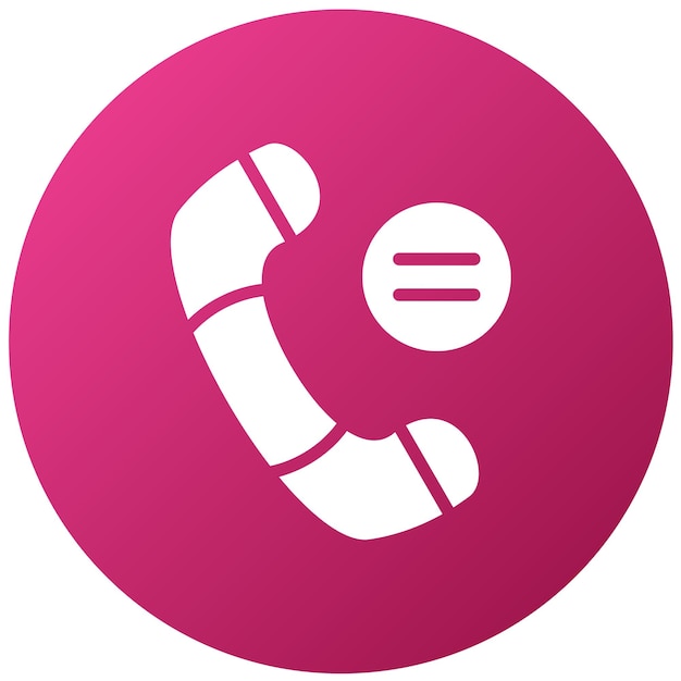 Vector Design Calllog Icon Stijl