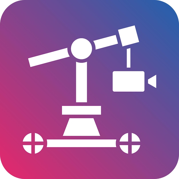 Vector Design Camera Crane Icon Style