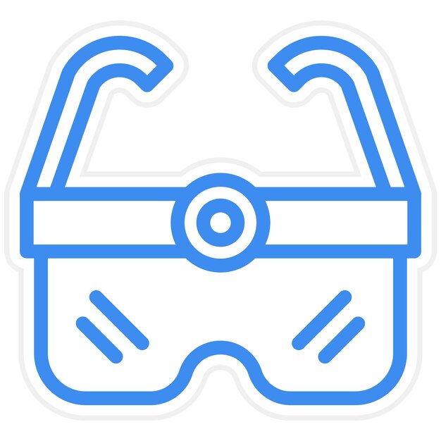 Vector vector design camera glasses icon style