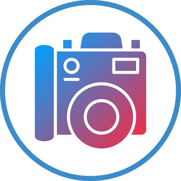 Vector design camera icon style