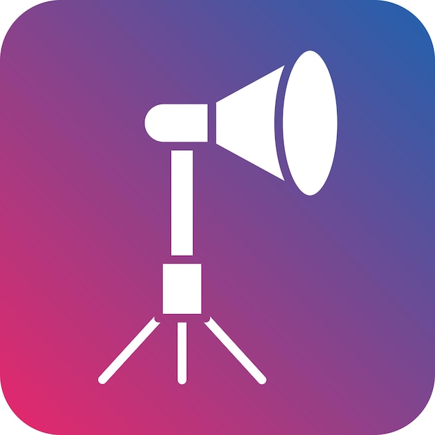 Vector Design Camera Reflector Icon Style