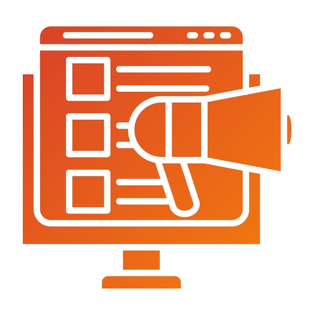Vector Design Campaign Icon Style