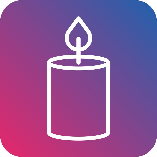 Vector vector design candle icon style