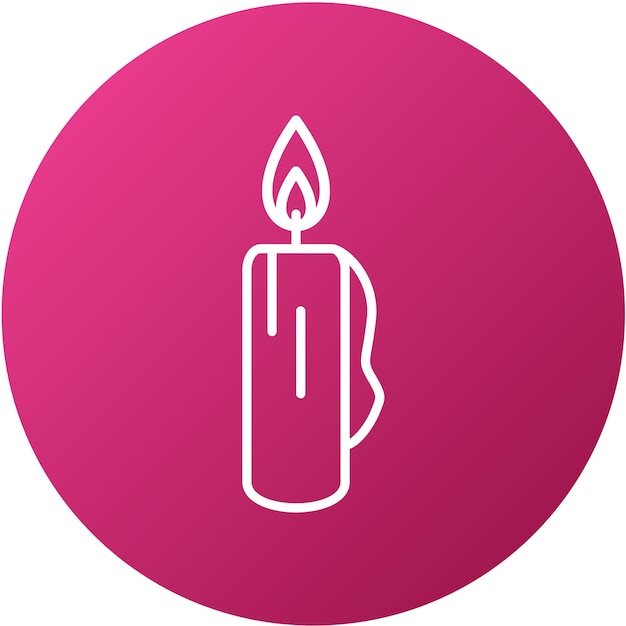 Vector vector design candles icon style