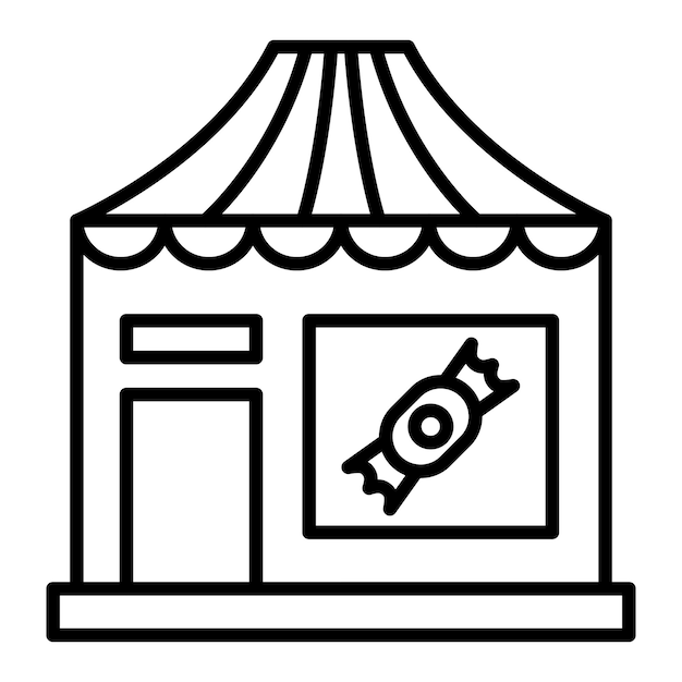 Vector Design Candy Shop Icon Style