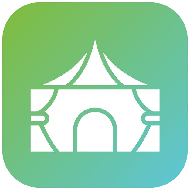 터 디자인 캐노피 아이콘 스타일