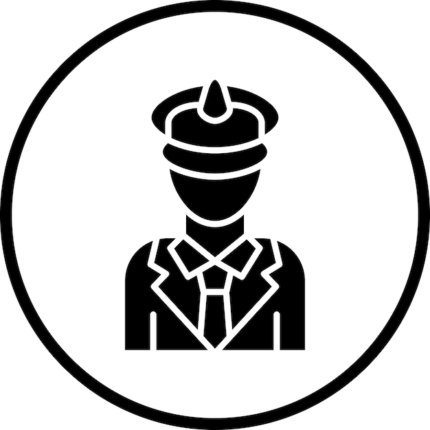 Vector vector design captain icon style