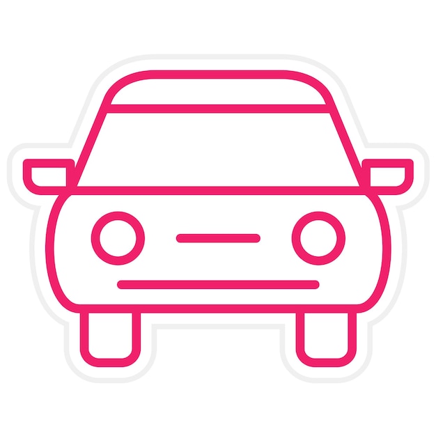 Vector vector design car icon style