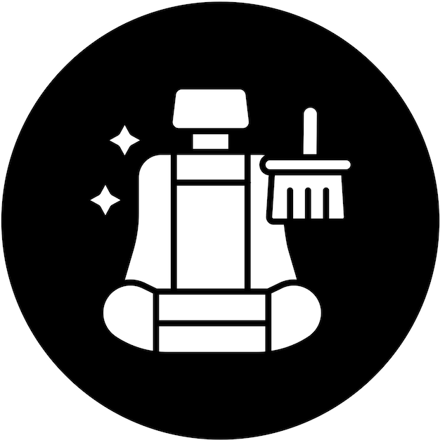 Vector vector design car seat cleaning icon style