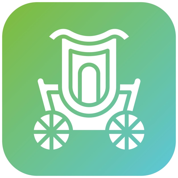 Vector vector design carriage icon style