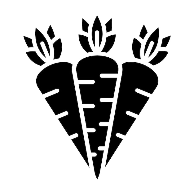 Vector Design Carrots Icon Style