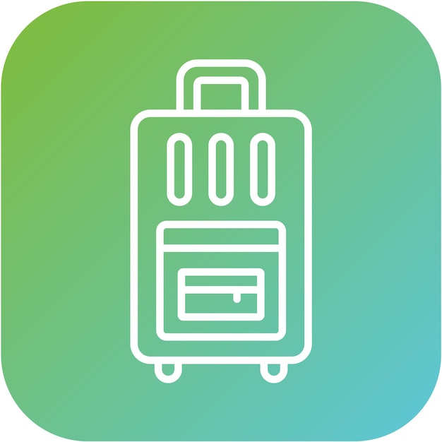 Vector vector design carry on baggage icon style