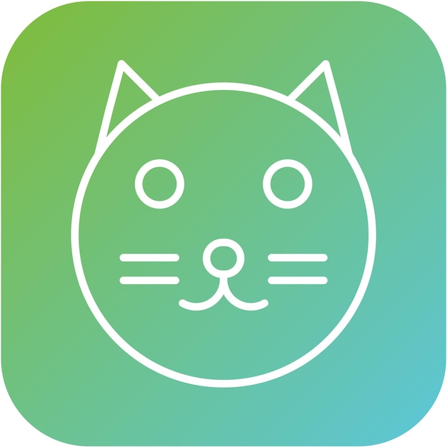 Vector Design Cat Icon Style