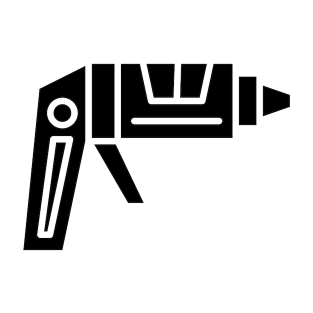 Vector Design Caulking Gun Icon Style