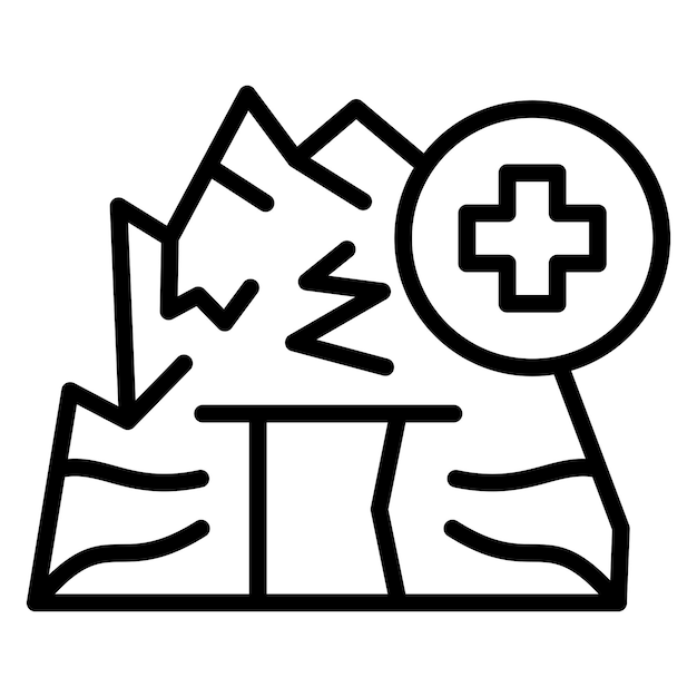 Vector vector design cave rescue icon style