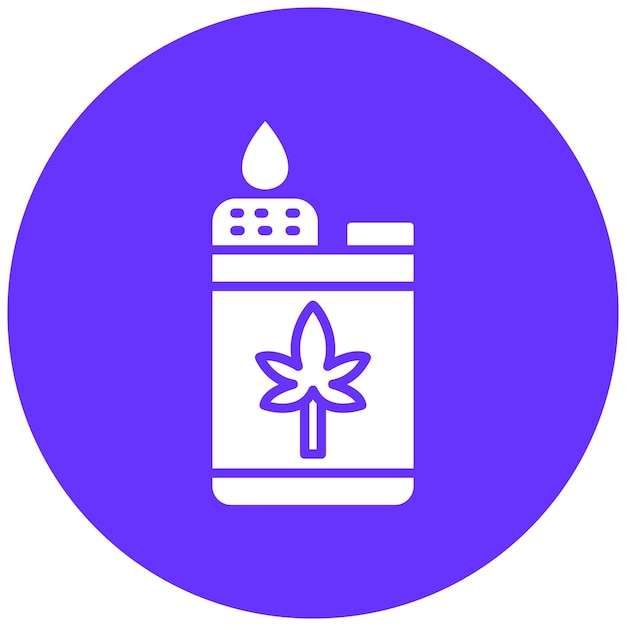 Vector Design Cbd Vaping Icon Style