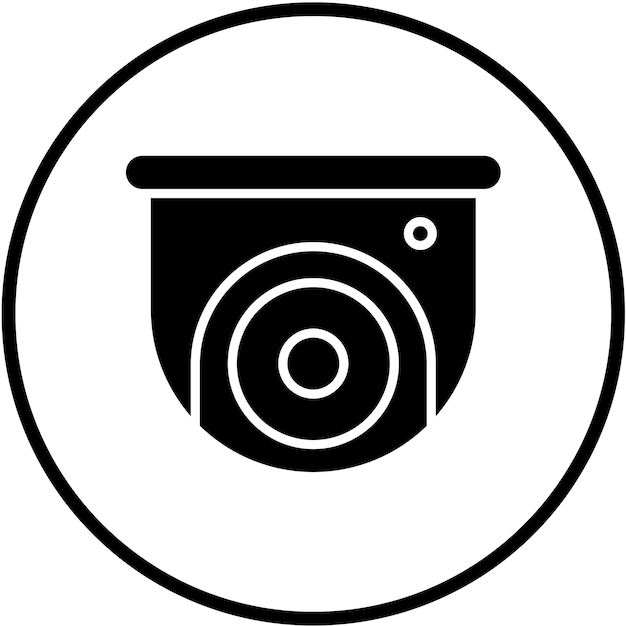 Vector vector design cctv icon style