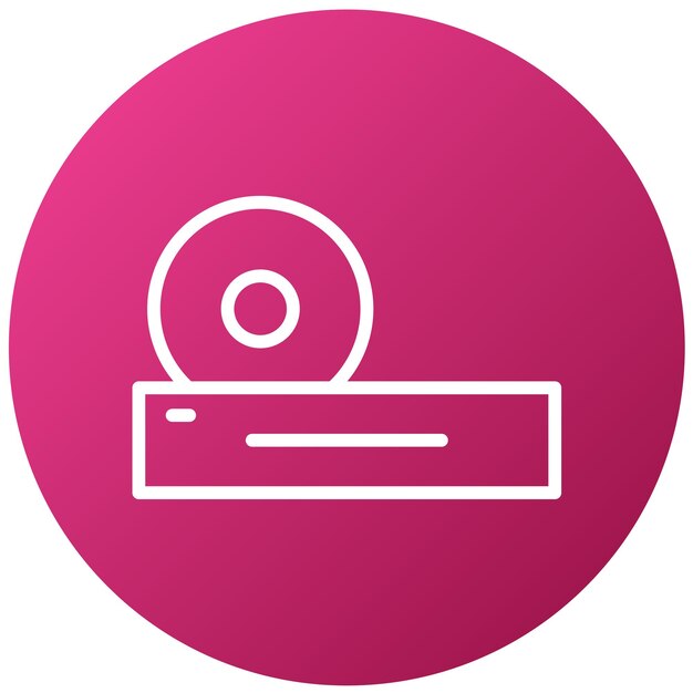 Vector vector design cd player icon style