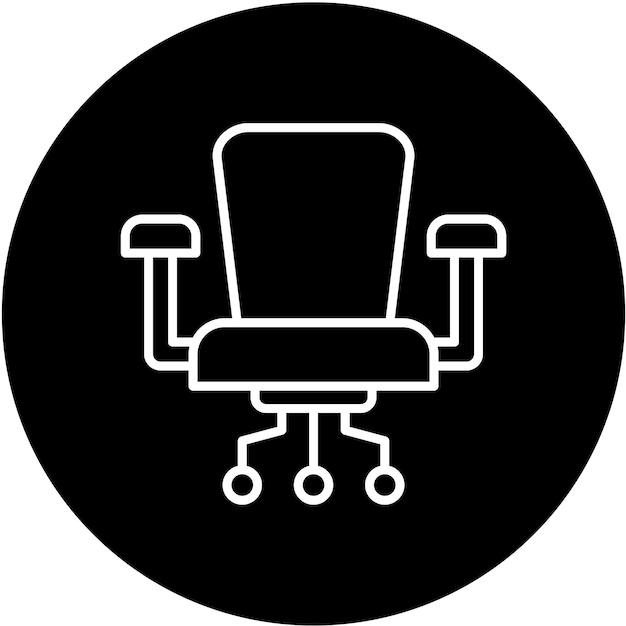 Vector design chair icon style