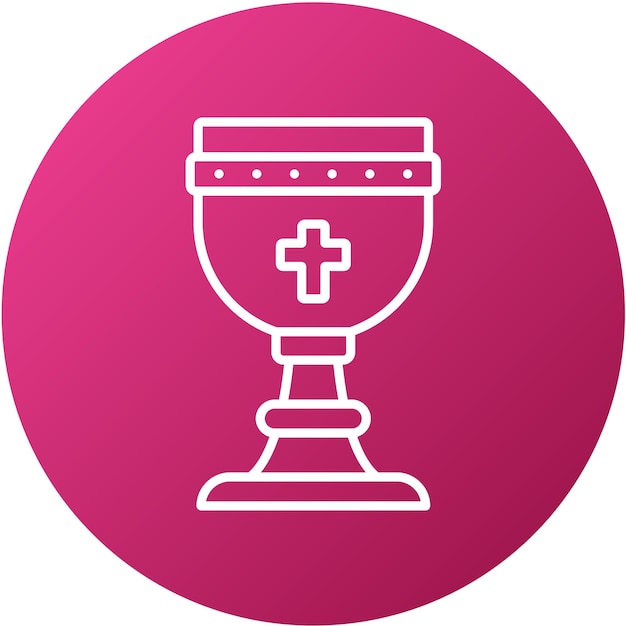 Vector design chalice icon style