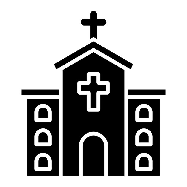 Vector Design Chapel Icon Style