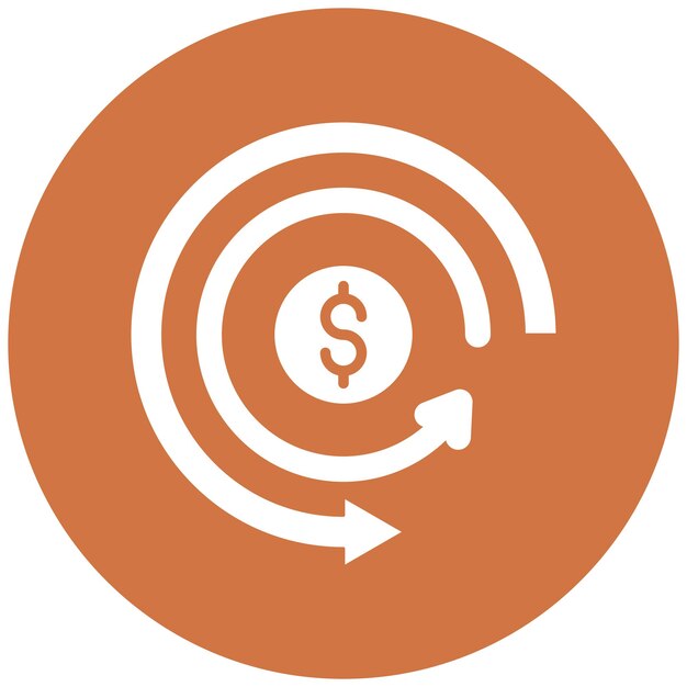 Vector vector design chargeback icon style