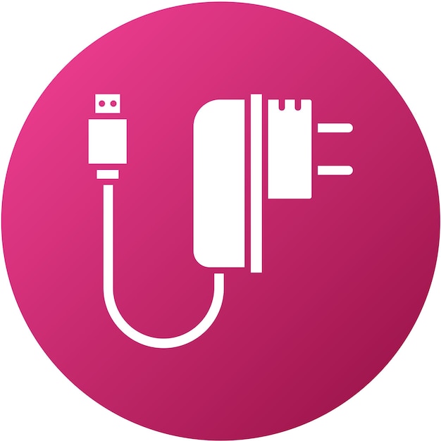 Vector Design Charger Icon Style