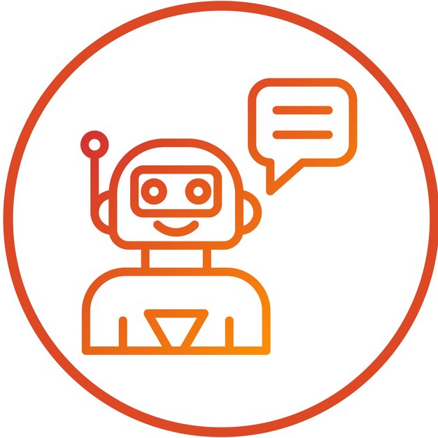 터 디자인 채트 아이콘 스타일