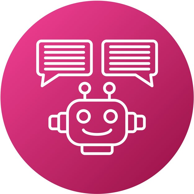터 디자인 채트 아이콘 스타일