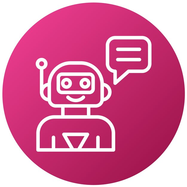 터 디자인 채트 아이콘 스타일