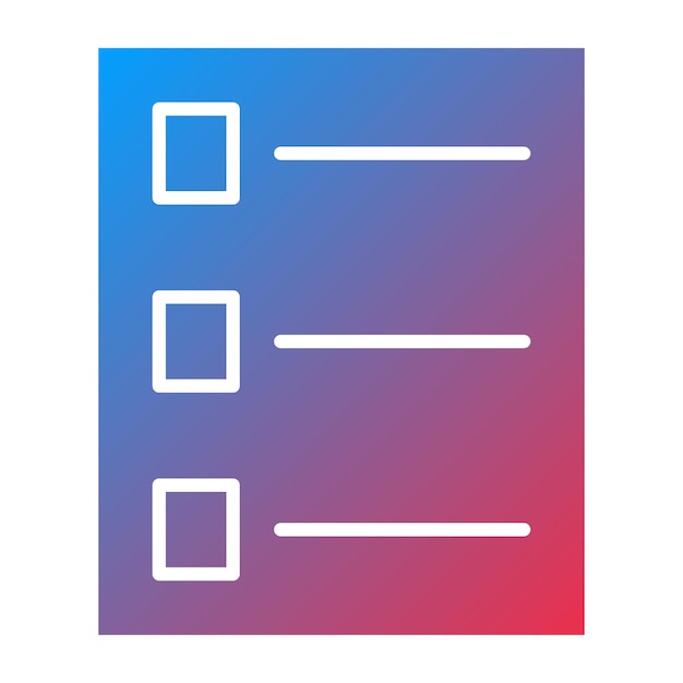 Vector vector design checklist icon style