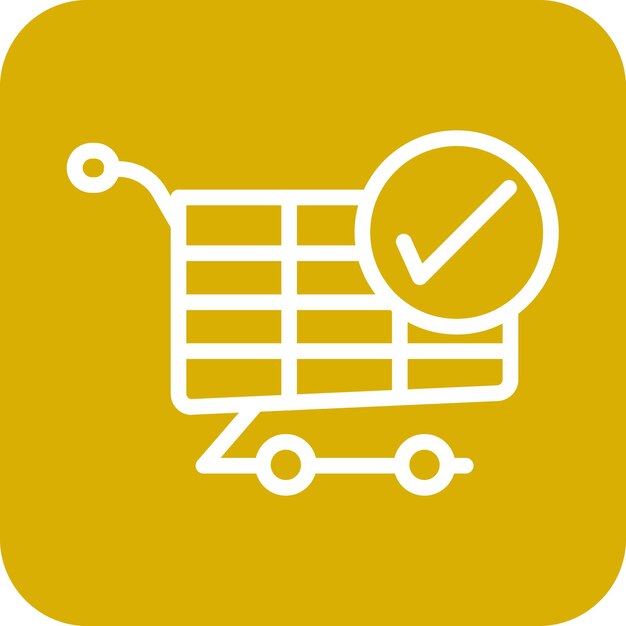 Vector Design Checkout Icon Style