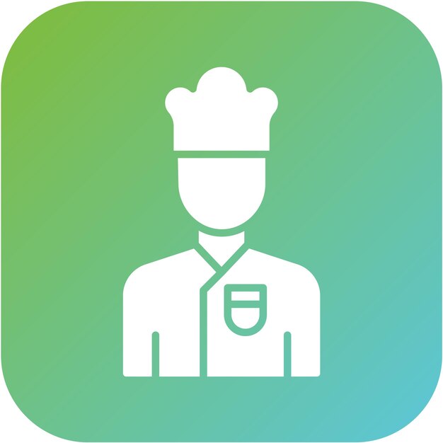 Vector Design Chef Mannelijke Icon Stijl
