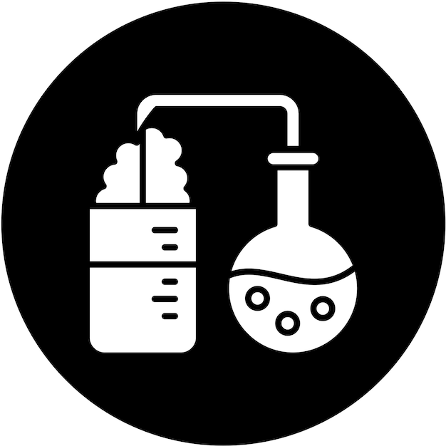 Vector vector design chemical reaction icon style