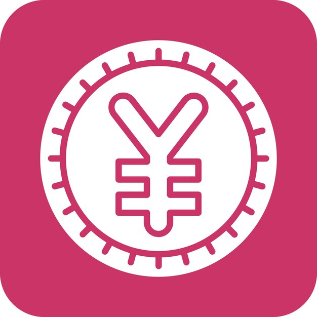 Vector vector design chinese yuan icon style