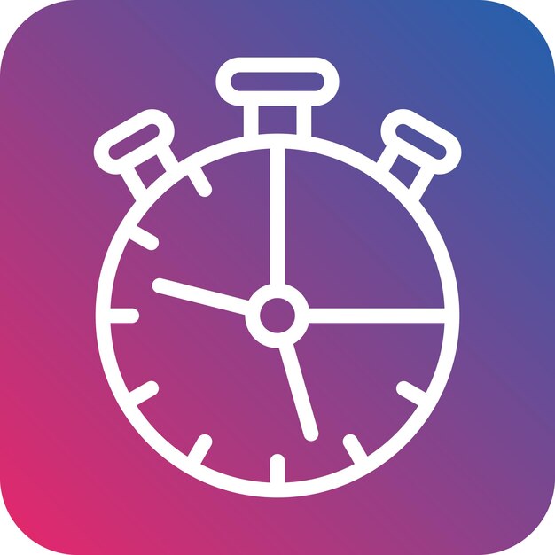 Vector Design Chronometer Icon Style