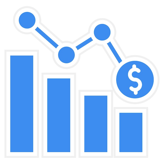 Vector design churn icon style