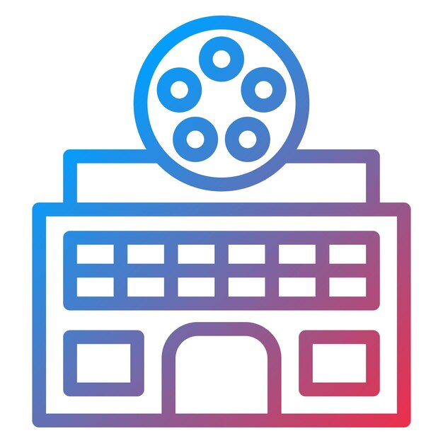 Vector Design Cinema Icon Style