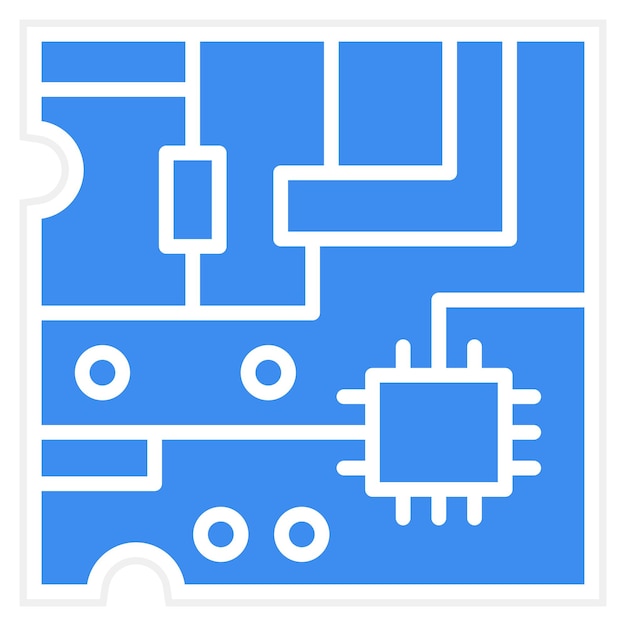 vector design circuit board icon style