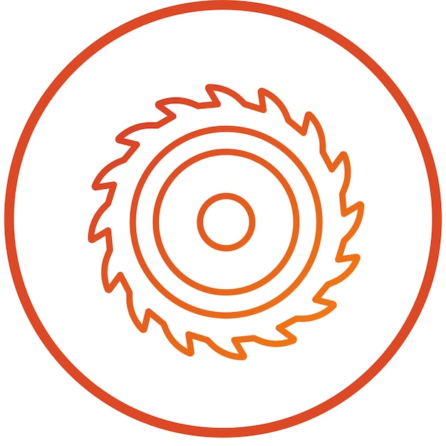 Vector vector design circular saw icon style