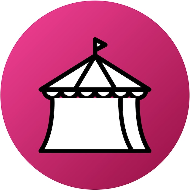 Vector vector design circus icon style