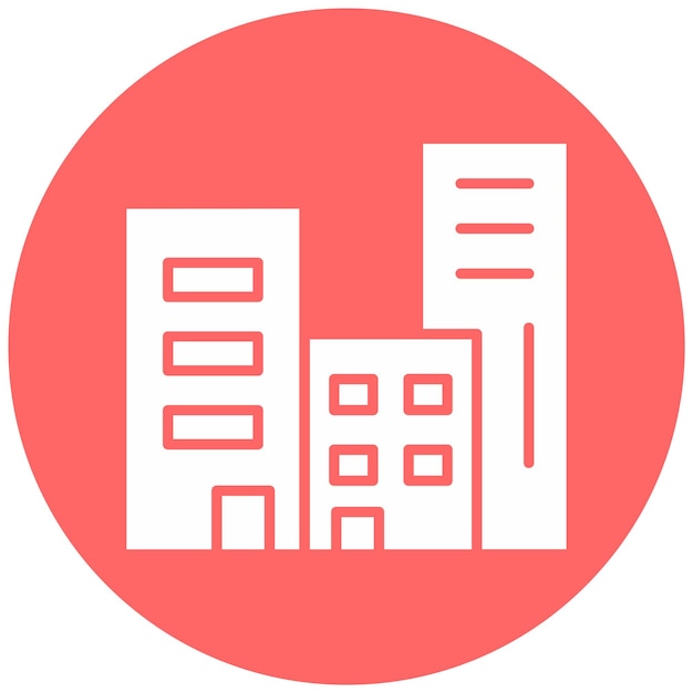 Vector Design City Pollution Icon Stijl