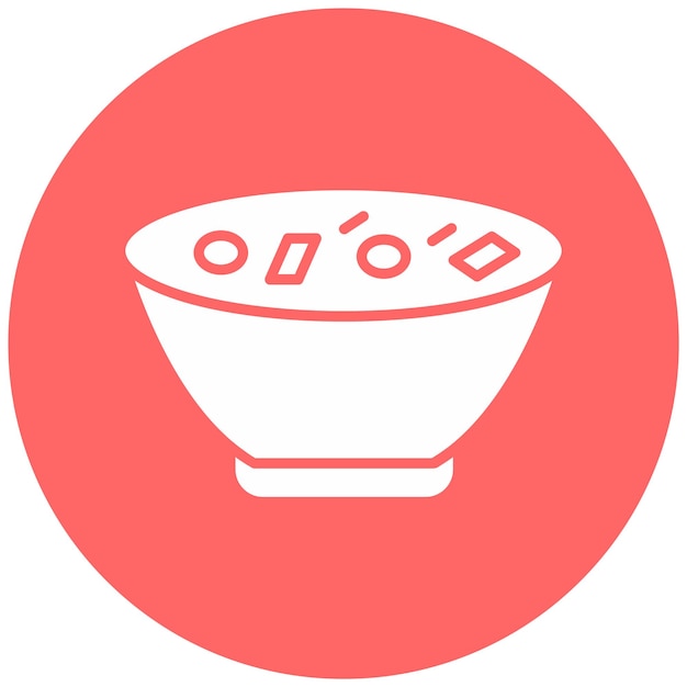 Vector Design Clam Chowder Icon Stijl