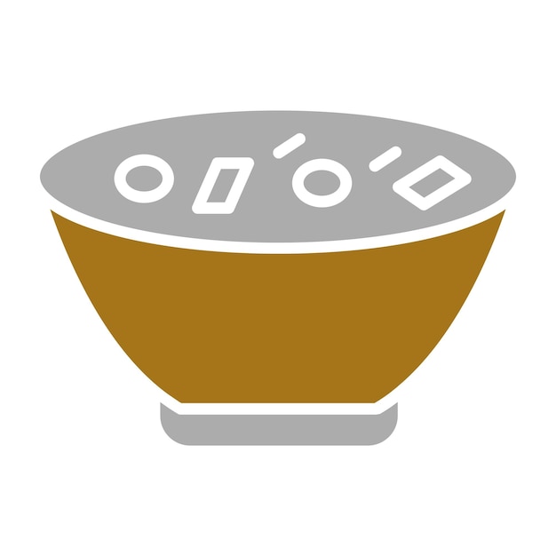 Vector vector design clam chowder icon style