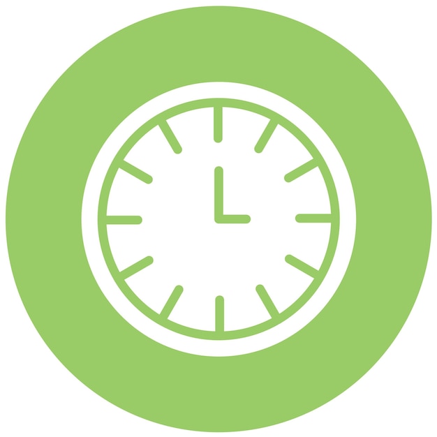 Vector vector design classroom clock icon style